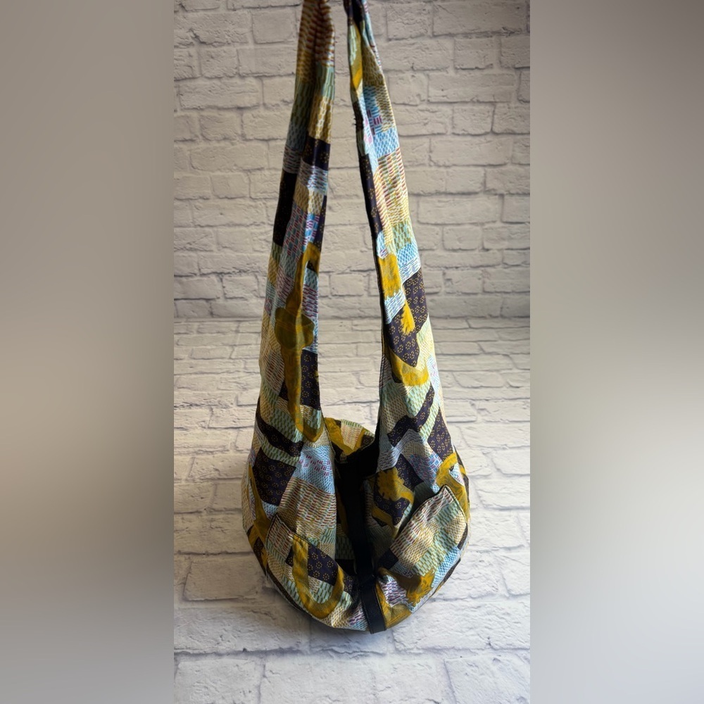 La Rue Multicolor Patchwork Hobo Bag. Boho. Coastal Cowgirl. Boho Chic.